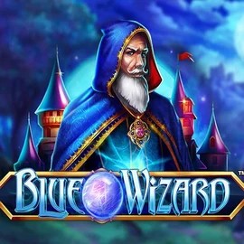 Blue Wizard slot logo by Quickspin at VooDoo Casino