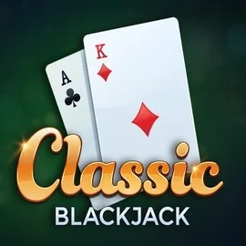 Classic Blackjack slot icon by Red Tiger Gaming, available at VooDoo Casino