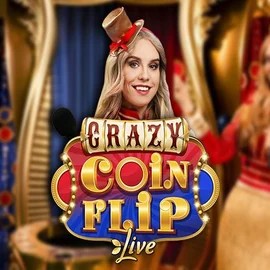 Crazy Coin Flip logo – Live Casino by Evolution at VooDoo Casino