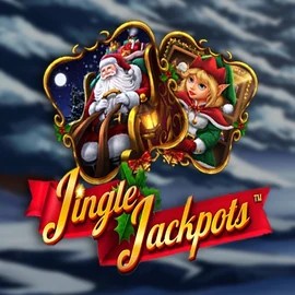 Jingle Jackpots logo by Dragon Gaming at VooDoo Casino