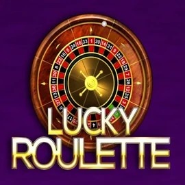 Lucky Roulette slot logo by Belatra Games at VooDoo Casino