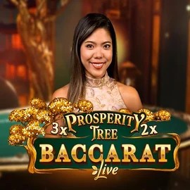 Prosperity Tree Baccarat slot visual from Evolution available on voodoocasino.eu