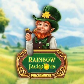 Try Rainbow Jackpots Megaways slot by Red Tiger Gaming on voodoocasino.eu – logo image