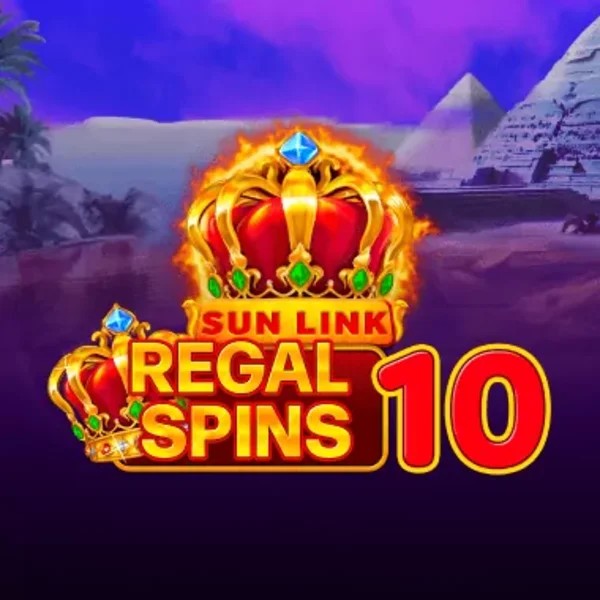 Regal Spins 10 by PatePlay, showcased at voodoocasino.eu – game logo