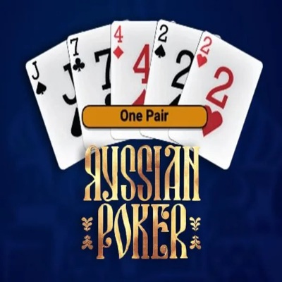 Russian Poker slot visual from OneTouch Games available on voodoocasino.eu