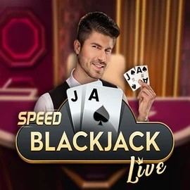 Speed Blackjack slot logo by Pragmatic Play at VooDoo Casino