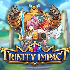 Trinity Impact slot logo by Play'n GO at VooDoo Casino
