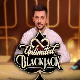 Official Live Casino logo: Unlimited Blackjack by Ezugi at VooDoo Casino